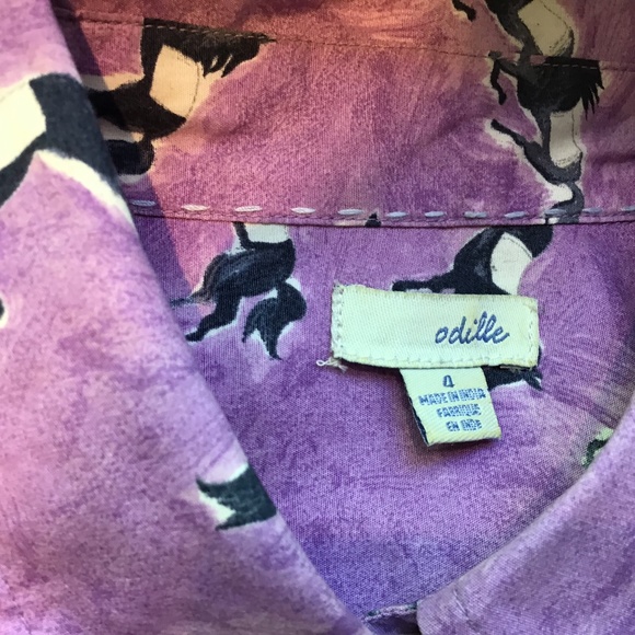 Anthropologie Odille Tarpan Button-Down Shirt - Picture 6 of 7